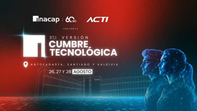 La Cumbre Tecnológica INACAP – ACTI 2026 ya tiene fecha: Tres ciudades conectarán el futuro de la Inteligencia Artificial y el talento