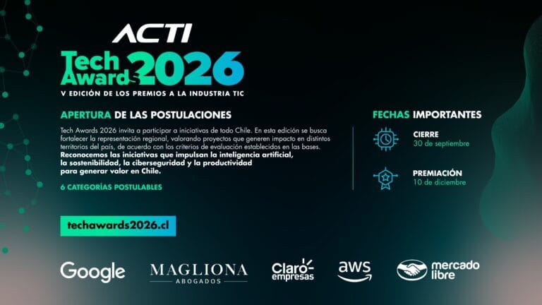 Tech Awards 2026: ACTI abre convocatoria con foco en IA, productividad, sostenibilidad y talento regional