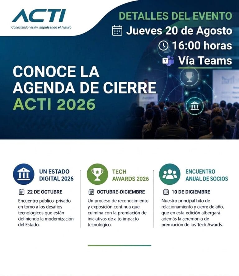 ACTI invita a webinar informativo para presentar su Agenda de Cierre 2026 y sus oportunidades de auspicio